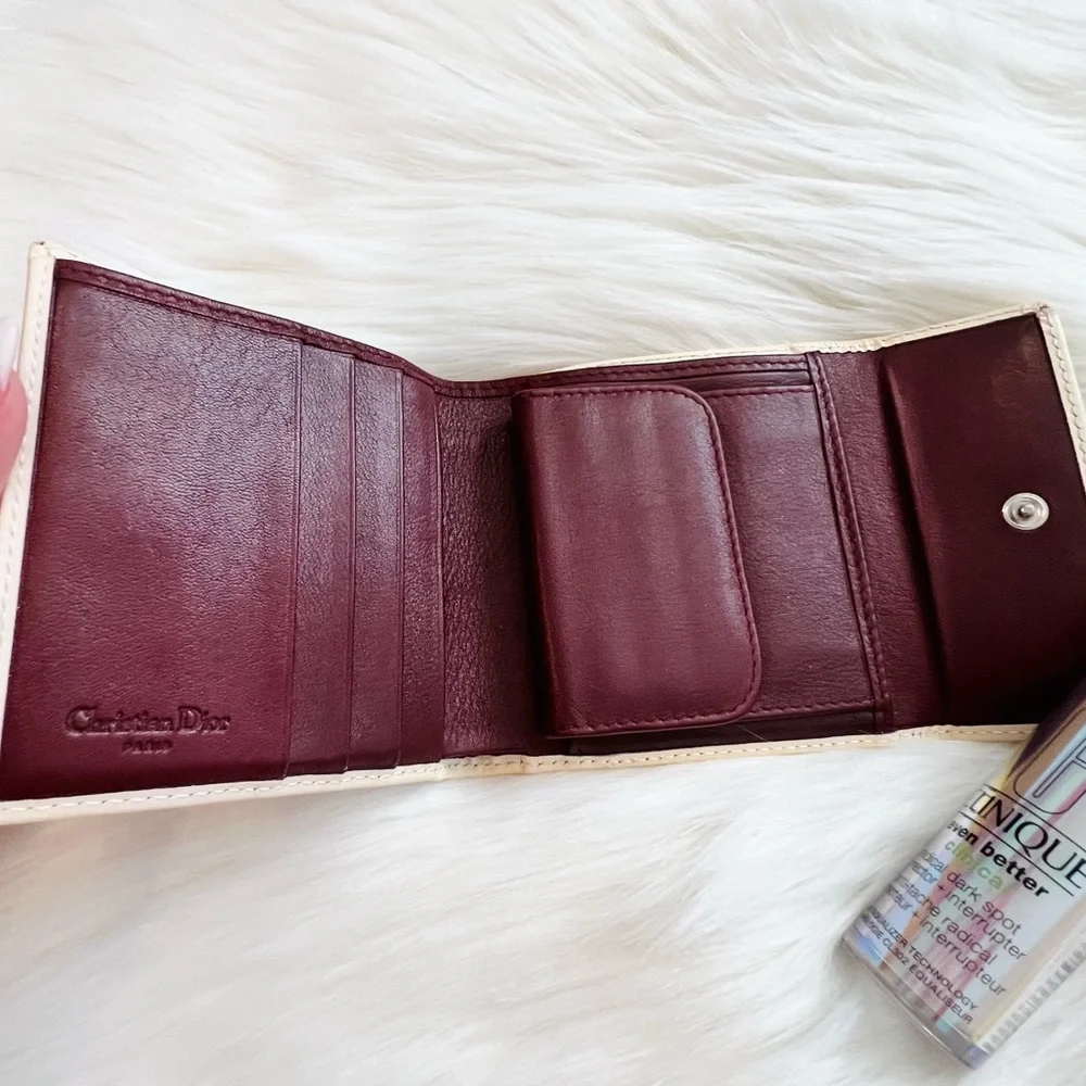Authentic Christian Dior Trifold Wallet